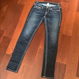 True Religion jeans, dark denim